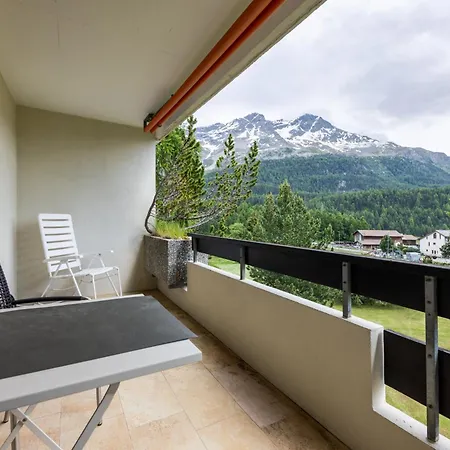 Charming Facing Piz Rosatsch 公寓 圣莫里茨