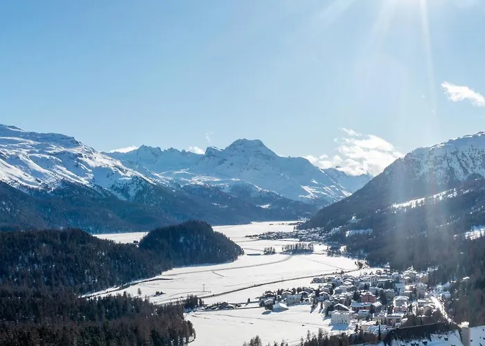 Charming Facing Piz Rosatsch Sankt Moritz